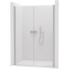 CERANO - Sprchové 2-krídlové dvere Antelo L/P - 6 mm - chróm, transparentné sklo - 130x190 cm
