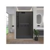 429526 5 cerano sprchove posuvne dvere varone point l p 6 mm cerna matna grafitove sklo 100x195 cm