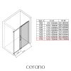 433226 3 cerano sprchovy kout lantono l p 8 mm cerna matna transparentni sklo 170x70 cm posuvny