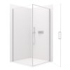 CERANO - Sprchovací kút Porte Ľ/P - 8 mm - chróm, transparentné sklo - 90x90x195 cm - otočný