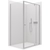 CERANO - Sprchovací kút Santini Ľ/P - 6 mm - chróm, transparentné sklo - 100x90x195 cm - pivotový
