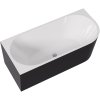 413606 1 cerano volne stojici akrylatova vana bianco leva cerna leskla bila leskla 170x80 cm