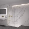 485680 6 cerano sprchova zastena walk in onyx cube l p 8 mm hranata vzpera zlata kartacovana industrialni sklo 100x200 cm