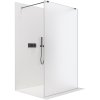 493885 1 cerano sprchova zastena walk in onyx duo l p 8 mm hranata vzpera cerna matna mlecne sklo 60x200 cm