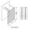 495478 cerano sprchova zastena walk in onyx duo l p 8 mm kulata vzpera cerna matna industrialni sklo 130x200 cm