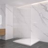 494920 3 cerano sprchova zastena walk in onyx duo l p 8 mm kulata vzpera bila matna ryhovane sklo 150x200 cm