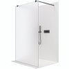 494890 cerano sprchova zastena walk in onyx duo l p 8 mm kulata vzpera cerna matna mlecne sklo 50x200 cm