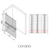 487696 cerano sprchova zastena walk in onyx l leva vzpera 8 mm policka drzak na rucniky cerna matna grafitove sklo 150x200 cm