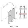 488188 cerano sprchova zastena walk in onyx l prava vzpera 8 mm cerna matna ryhovane sklo 110x200 cm