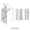 645127 1 cerano sprchova zastena walk in onyx corner cube l p 8 mm cerna matna mlecne sklo 150x60 cm