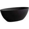 477836 2 cerano volne stojici vana z liteho mramoru emilia cerna matna 160x75cm