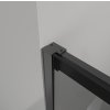 541615 8 cerano sprchove kridlove dvere porte l p 8 mm cerna matna grafitove sklo 90x195 cm