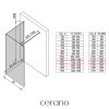 542893 cerano sprchova zastena walk in onyx corner cube l p 8 mm hranata vzpera cerna matna mlecne sklo 120x120 cm