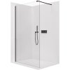 636370 4 cerano sprchova zastena walk in onyx cube l p 10 mm hranata vzpera cerna matna transparentni sklo 110x200 cm