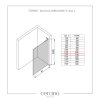 642832 2 cerano sprchova zastena walk in onyx l prava vzpera 10 mm cerna matna transparentni sklo 120x200 cm