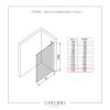 642844 2 cerano sprchova zastena walk in onyx l prava vzpera 10 mm cerna matna transparentni sklo 160x200 cm