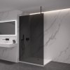 643504 2 cerano sprchova zastena walk in onyx top round l p 10 mm kulata vzpera cerna matna grafitove sklo 160x200 cm