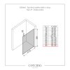 643504 3 cerano sprchova zastena walk in onyx top round l p 10 mm kulata vzpera cerna matna grafitove sklo 160x200 cm