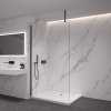 643969 2 cerano sprchova zastena walk in onyx top cube l p 10 mm hranata vzpera cerna matna transparentni sklo 130x200 cm
