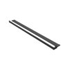 644500 1 cerano sprchova zastena walk in onyx top round l p 10 mm kulata vzpera policka drzak na rucniky cerna matna grafitove sklo 100x200 cm