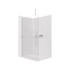 650866 2 cerano sprchova zastena walk in onyx top round l p 10 mm kulata vzpera policka drzak na rucniky chrom transparentni sklo 160x200 cm