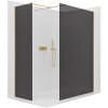 649420 1 cerano sprchova zastena walk in onyx t l p 8 mm hranata vzpera zlata kartacovana grafitove sklo 90x30 cm