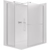 651685 1 cerano sprchova zastena walk in onyx t l p 8 mm hranata vzpera policka drzak na rucniky chrom mlecne sklo 60x30 cm