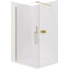 647773 cerano sprchova zastena walk in onyx cube l p 8 mm hranata vzpera zlata kartacovana transparentni sklo 30x200 cm