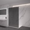 609067 2 cerano sprchova zastena walk in onyx round l p 8 mm kulata vzpera bila matna grafitove sklo 40x200 cm
