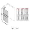 651088 1 cerano sprchova zastena walk in onyx y l p 8 mm kulata vzpera policka drzak na rucniky cerna matna grafitove sklo 30x200 cm
