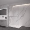 651121 cerano sprchova zastena walk in onyx y l p 8 mm kulata vzpera policka drzak na rucniky chrom transparentni sklo 40x200 cm
