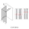 645082 1 cerano sprchova zastena walk in onyx corner cube l p 8 mm cerna matna grafitove sklo 90x60 cm