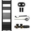 663715 3 cerano koupelnovy radiatorovy set franko kombinovane vytapeni wifi tyc stredove pripojeni 50 mm 514w cerna matna 1600x500 mm