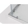 CERANO - Sprchovací kút Fabrizio L/P + FastInstall - 5 mm - chróm, transparentné sklo - 100x100x190 cm - posuvný