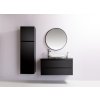 668563 cerano koupelnova skrinka carole s deskou pod umyvadlo 36 mm cerna matna 101x51 6x46 5 cm