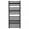 CERANO - Kúpeľňový elektrický radiátorový set Enrico - 600W - čierna matná - 1210x550 mm
