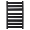CERANO - Kúpeľňový elektrický radiátorový set Marco - 600W - čierna matná - 920x550 mm