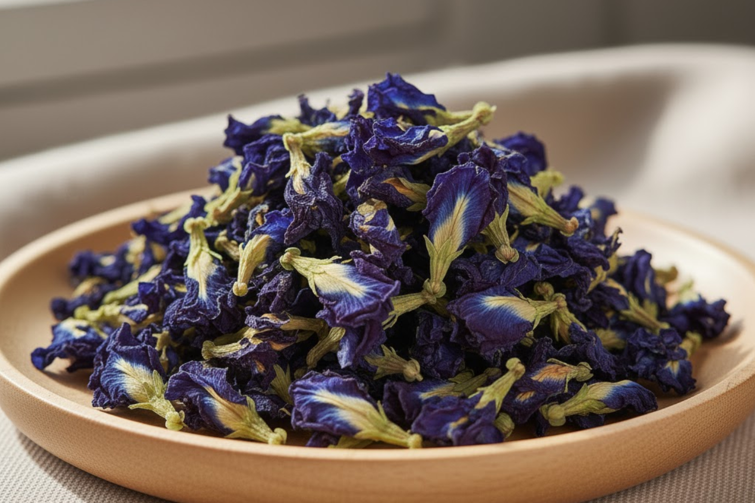 Motýlí květ (Clitoria ternatea)