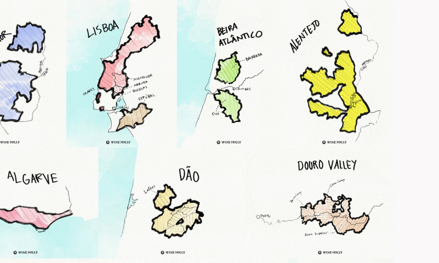 Nejznámější portugalské vinařské regiony