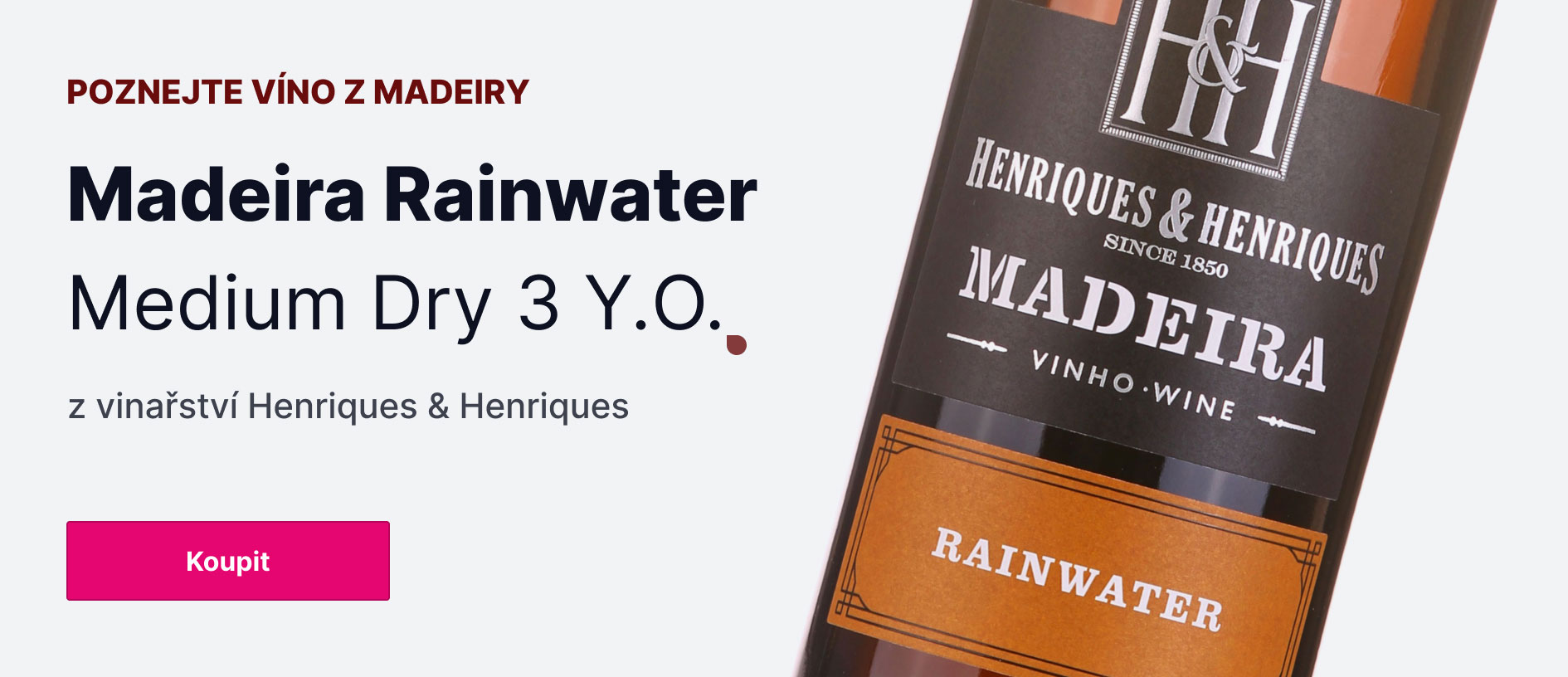 Madeira Rainwater Medium Dry 3 Y.O.