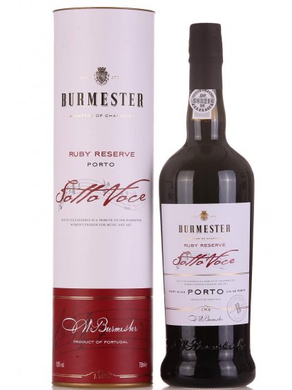 Burmester Ruby Reserve Sotto Voce portské víno v tubusu