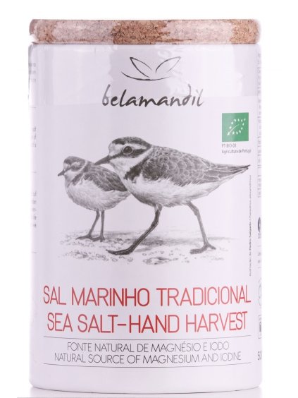 hrubozrnná mořská sůl z Portugalska