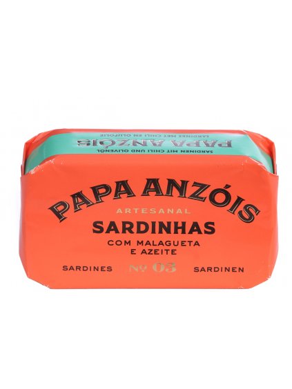 Papa Anzóis sardinky v pikantním olivovém oleji