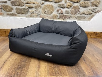 Cerino pelech křeslo Imola L 120x100x20 OXFORD - ANTRACIT / ČERNÁ