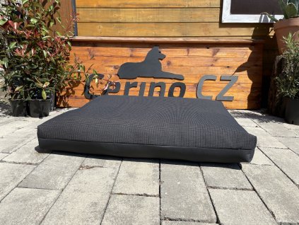 CERINO PELECH MATRACE MODENA 100x85x15 CM - TEXTILNÍ - ČERNÁ