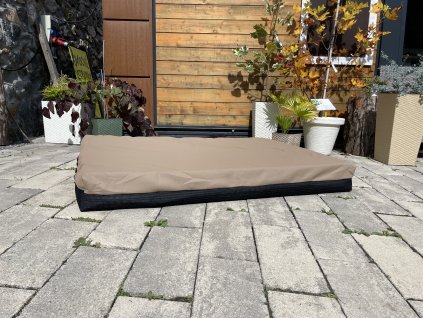 CERINO PELECH MATRACE VERONA - TEXTILNÍ ZÁTĚŽOVÁ LÁTKA - 140x100x15 - HNĚDÁ LATTÉ