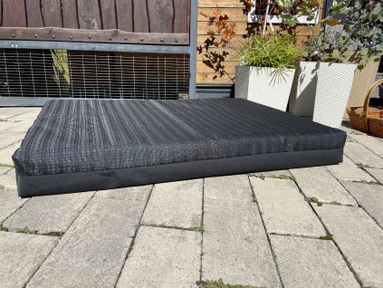CERINO PELECH MATRACE VERONA - TEXTILNÍ ZÁTĚŽOVÁ LÁTKA - 140x100x15 - ČERNÁ KOSTIČKA