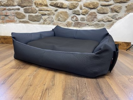 CERINO KŘESLO IMOLA M ORCA 125 x 115 x 15 cm - TEXTILNÍ ZÁTĚŽOVÁ LÁTKA - MODRÁ / TMAVÁ