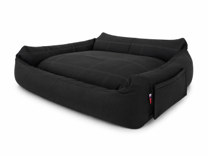 pratelny pelech pro velke psy s bocnicemi cerna