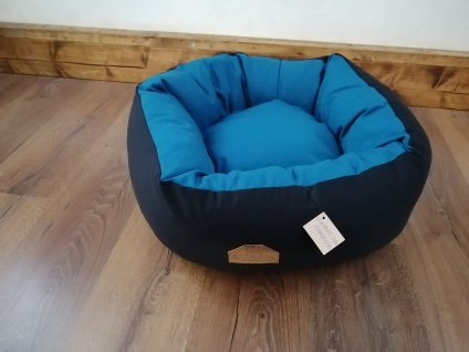 Cerino pelíšek NEST ovál 60cm x 55cm x 18cm - TEXTILNÍ KOSTIČKA